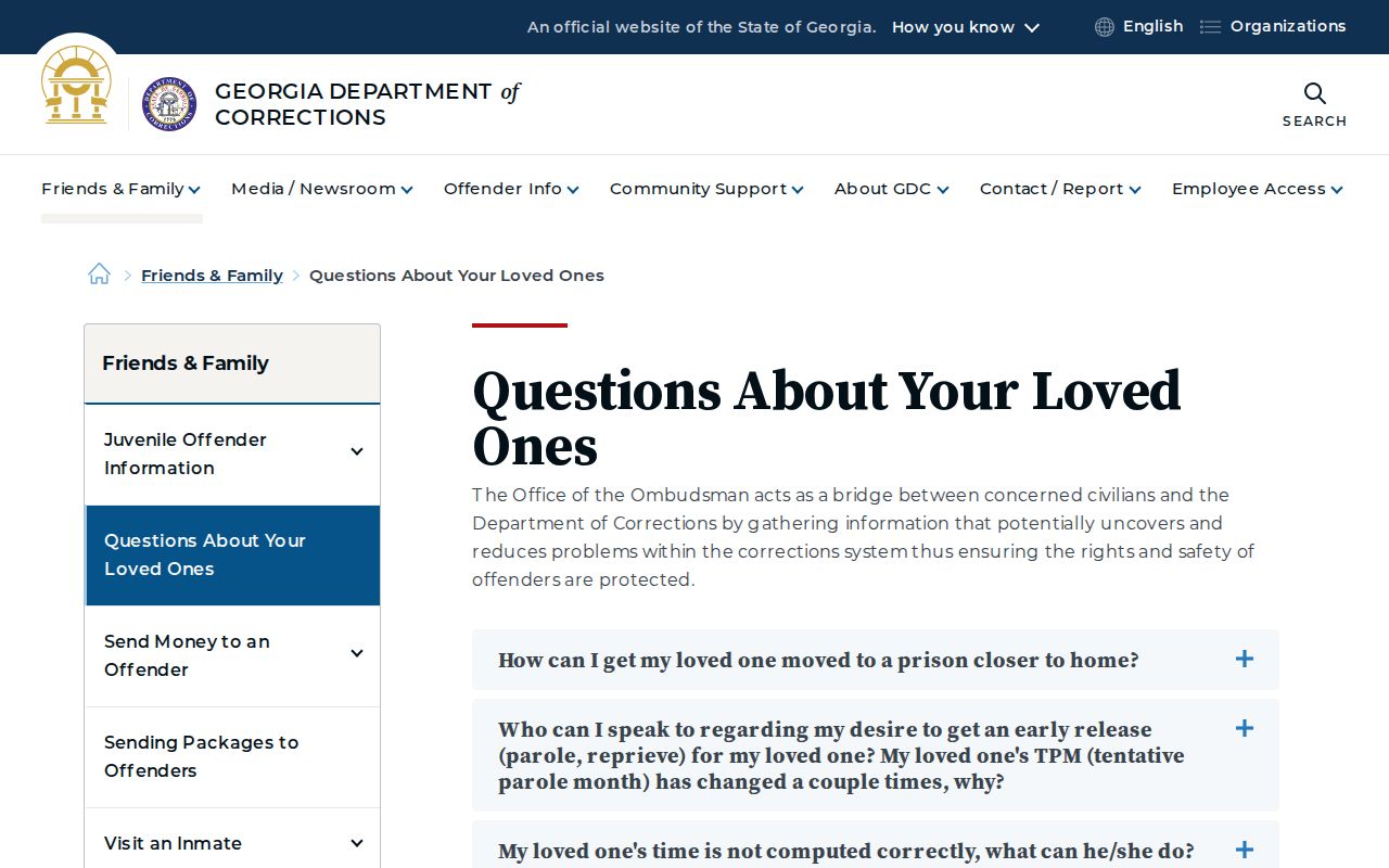 GDC release date guidance for a Marion County projected release lookup