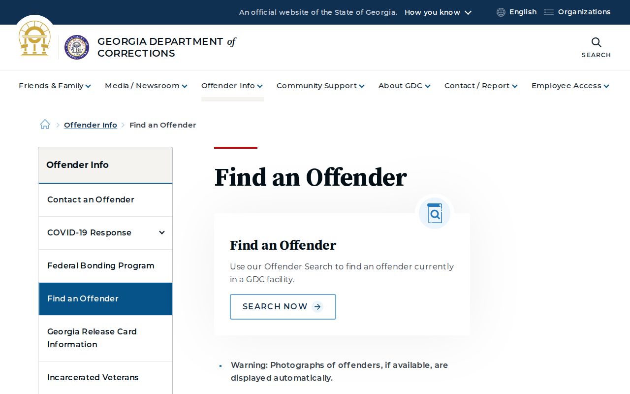 GDC photo source for mugshots of released Marion County inmates